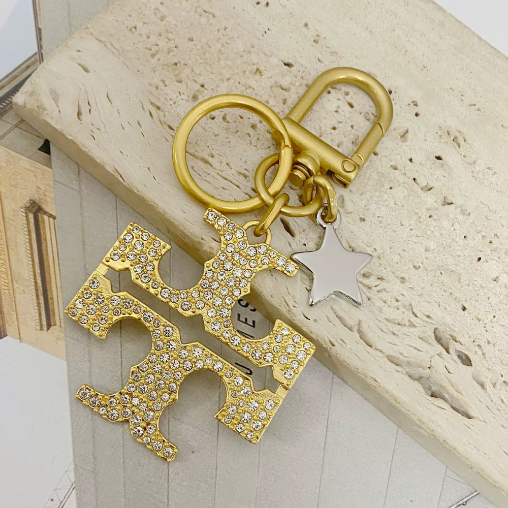 Tory Burch Rhinestone Letter Pendant
